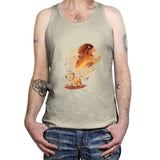 Lion Evolution - Tanktop Tanktop RIPT Apparel X-Small / Oatmeal Triblend