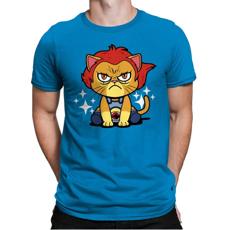 Lion No - Mens Premium T-Shirts RIPT Apparel Small / Turqouise