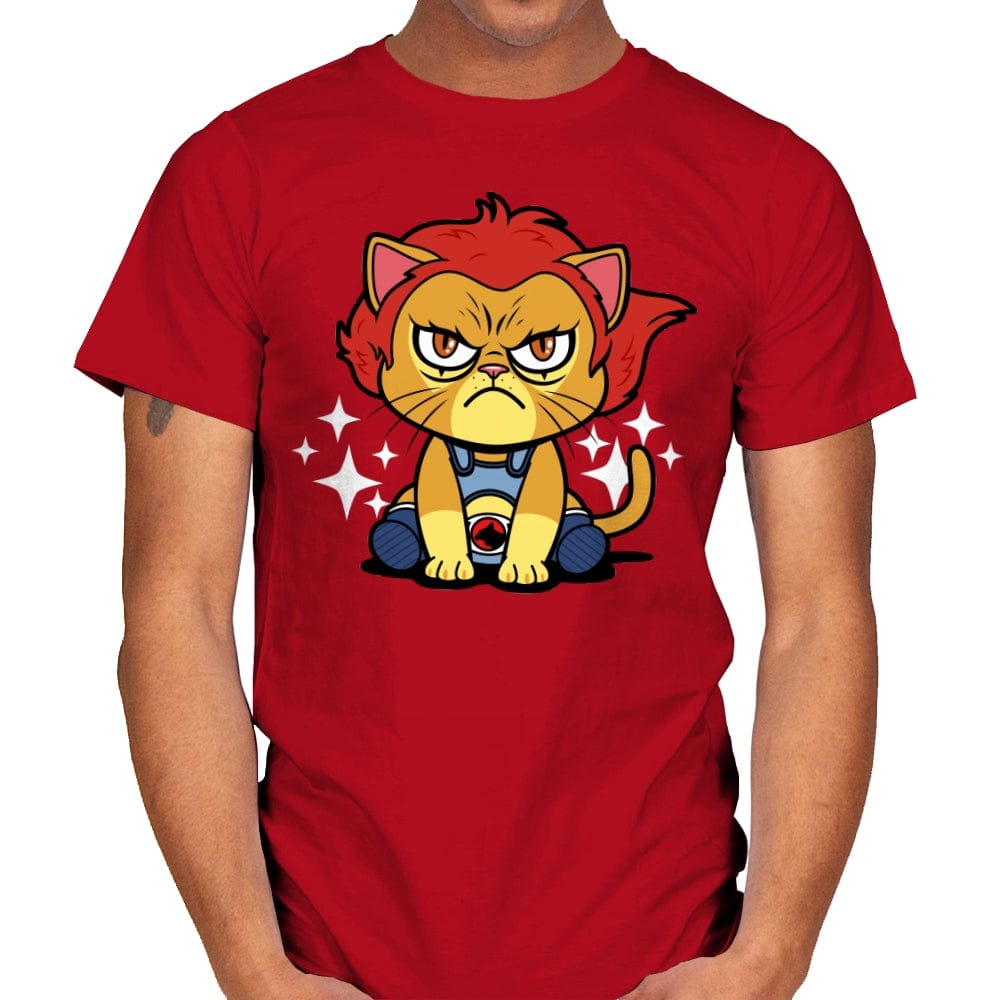 Lion No - Mens T-Shirts RIPT Apparel Small / Red