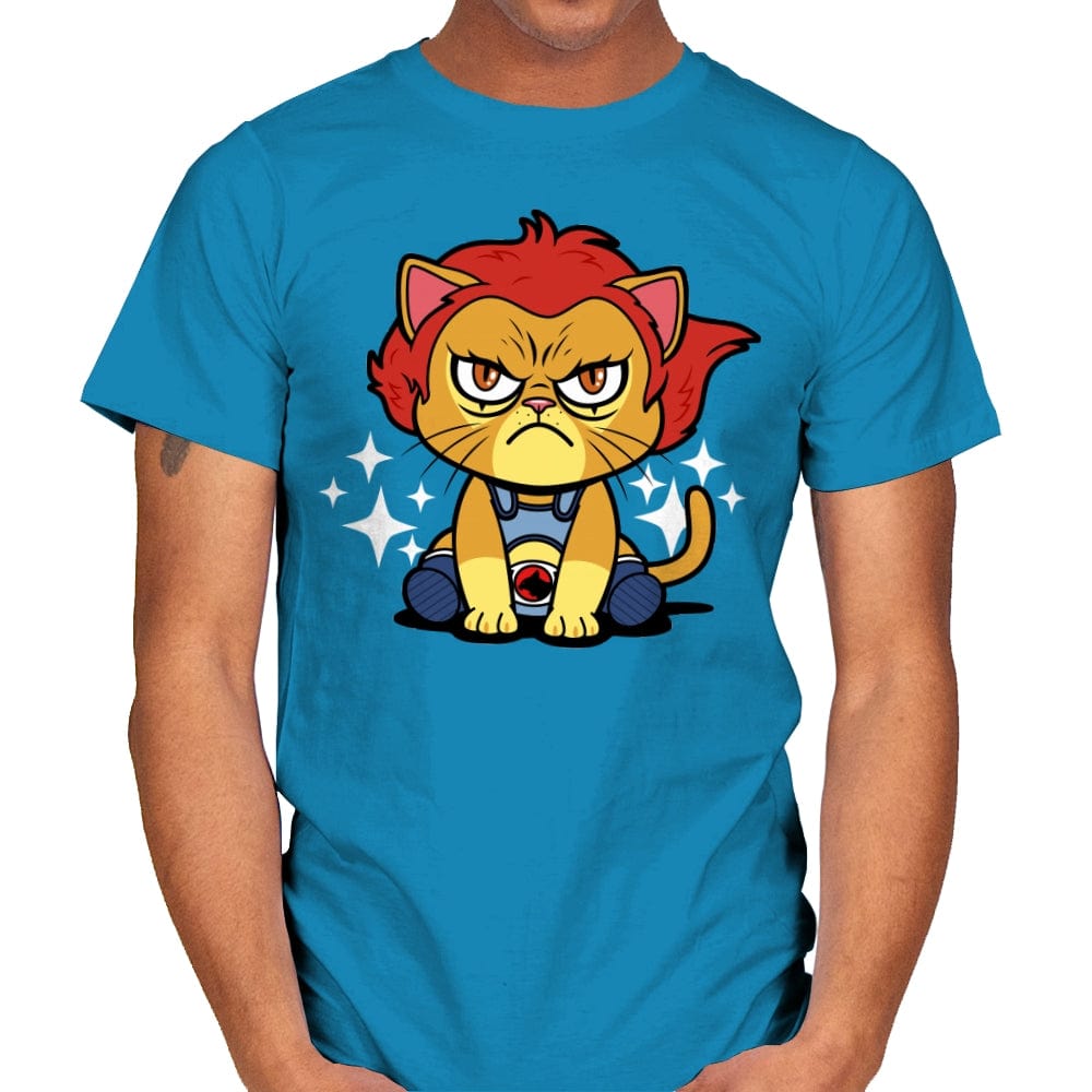Lion No - Mens T-Shirts RIPT Apparel Small / Sapphire
