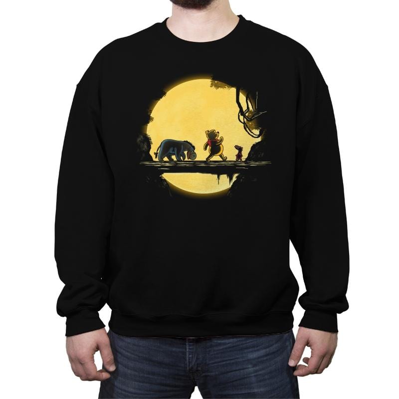 Lion Pooh - Crew Neck Sweatshirt Crew Neck Sweatshirt RIPT Apparel