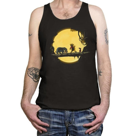 Lion Pooh - Tanktop Tanktop RIPT Apparel