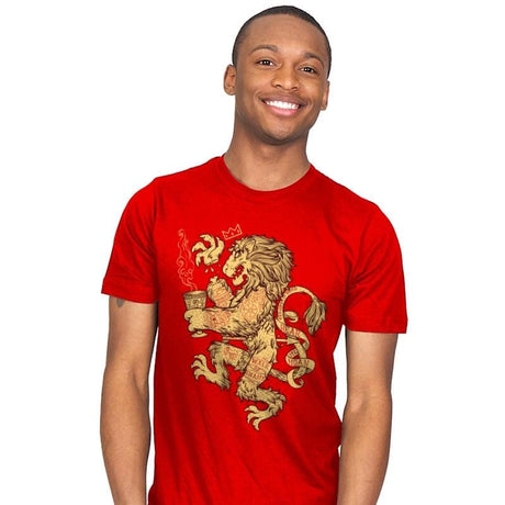 Lion Spoiler Crest - Mens T-Shirts RIPT Apparel