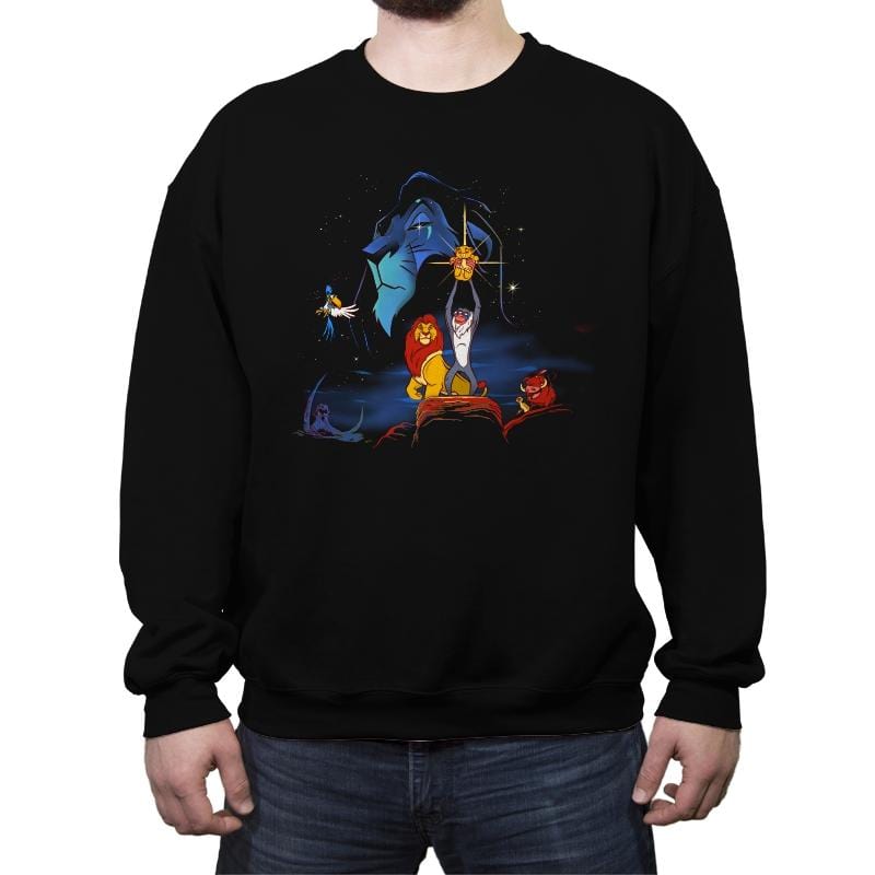Lion Wars  - Crew Neck Sweatshirt Crew Neck Sweatshirt RIPT Apparel