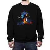Lion Wars  - Crew Neck Sweatshirt Crew Neck Sweatshirt RIPT Apparel