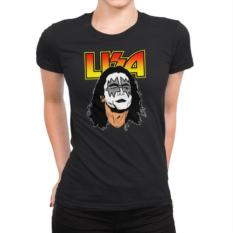 Lisa - Womens Premium T-Shirts RIPT Apparel Small / Black