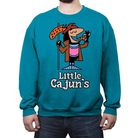 Little Cajun's - Crew Neck Sweatshirt Crew Neck Sweatshirt RIPT Apparel Small / Antique Sapphire