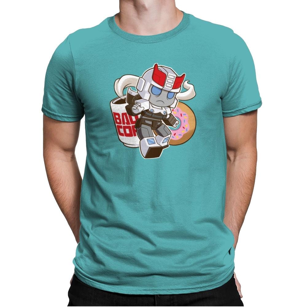 Little Copbot Exclusive - Shirtformers - Mens Premium T-Shirts RIPT Apparel Small / Tahiti Blue