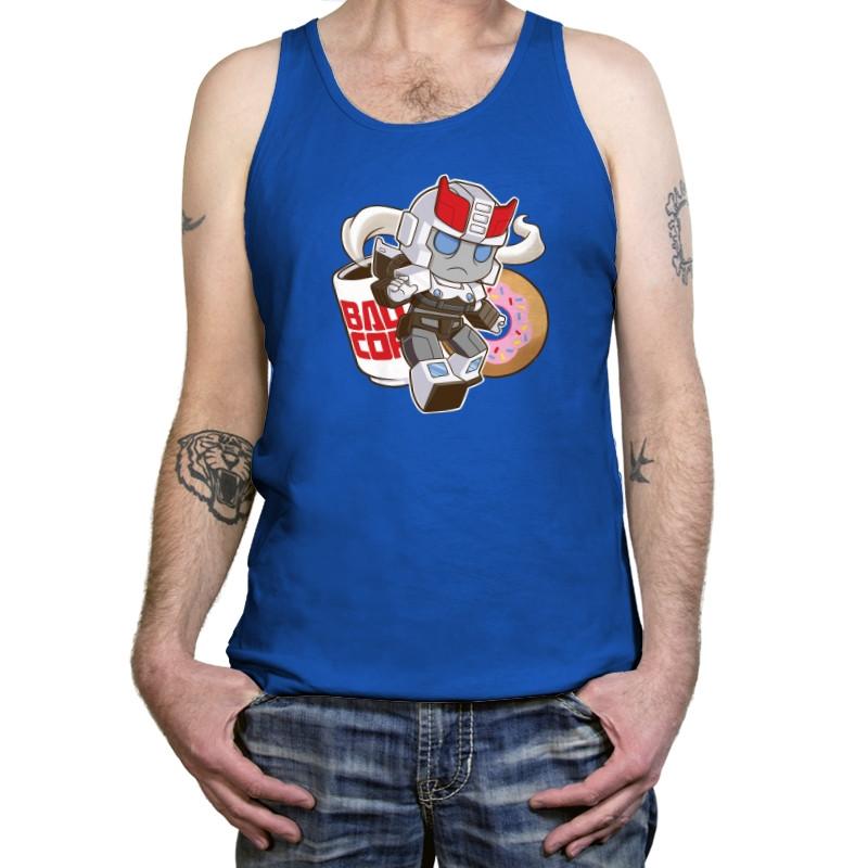 Little Copbot Exclusive - Shirtformers - Tanktop Tanktop RIPT Apparel X-Small / True Royal