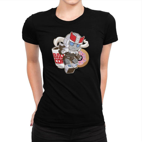 Little Copbot Exclusive - Shirtformers - Womens Premium T-Shirts RIPT Apparel Small / Indigo