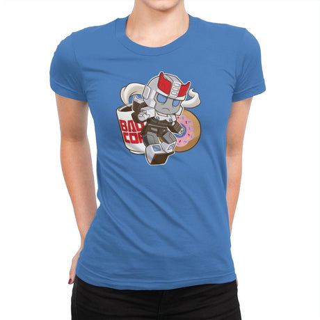 Little Copbot Exclusive - Shirtformers - Womens Premium T-Shirts RIPT Apparel Small / Tahiti Blue