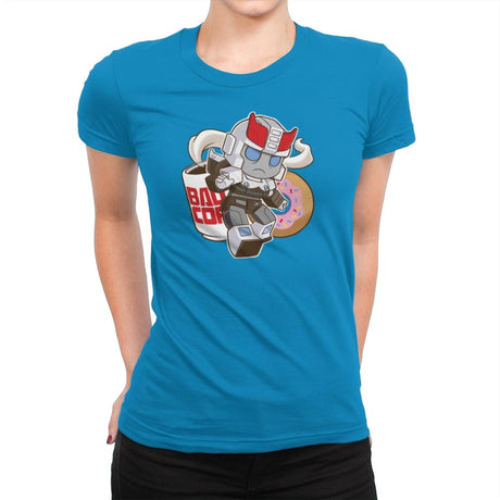Little Copbot Exclusive - Shirtformers - Womens Premium T-Shirts RIPT Apparel Small / Turquoise