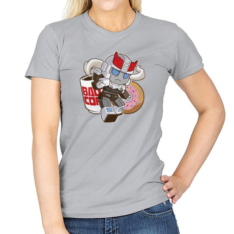 Little Copbot Exclusive - Shirtformers - Womens T-Shirts RIPT Apparel Small / Sport Grey