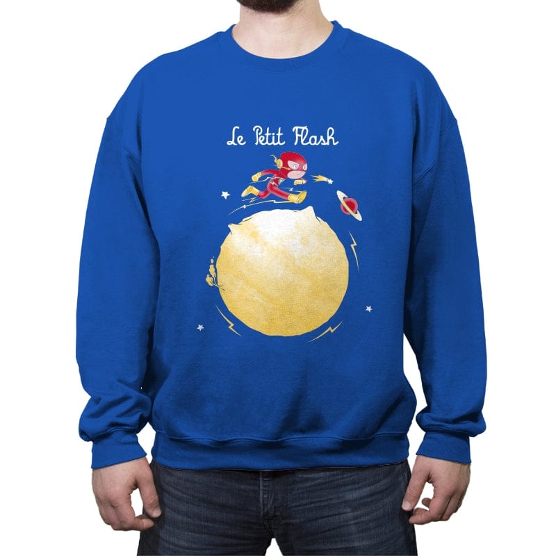 Little Flash - Crew Neck Sweatshirt Crew Neck Sweatshirt RIPT Apparel Small / Royal