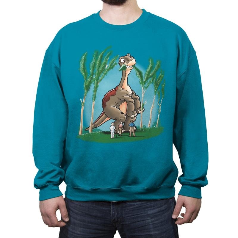 Little Foot Park - Crew Neck Sweatshirt Crew Neck Sweatshirt RIPT Apparel Small / Antique Sapphire