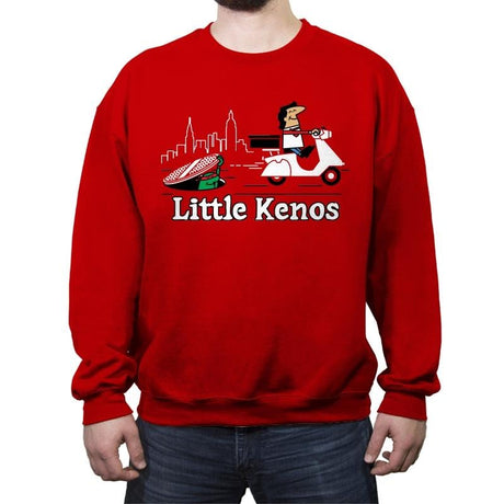 Little Kenos - Crew Neck Sweatshirt Crew Neck Sweatshirt RIPT Apparel Small / Red