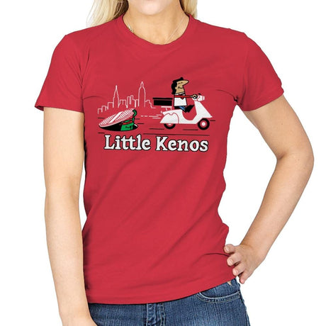 Little Kenos - Womens T-Shirts RIPT Apparel Small / Red