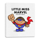Little Miss Marvel - Canvas Wraps Canvas Wraps RIPT Apparel 16x20 / White