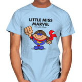 Little Miss Marvel - Mens T-Shirts RIPT Apparel Small / Light Blue