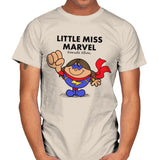 Little Miss Marvel - Mens T-Shirts RIPT Apparel Small / Natural