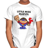 Little Miss Marvel - Mens T-Shirts RIPT Apparel Small / White