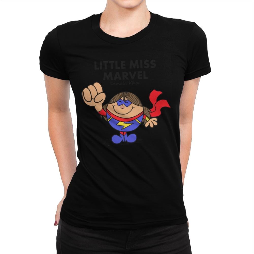 Little Miss Marvel - Womens Premium T-Shirts RIPT Apparel Small / Natural