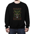 Little Monster - Ugly Holiday - Crew Neck Sweatshirt Crew Neck Sweatshirt RIPT Apparel