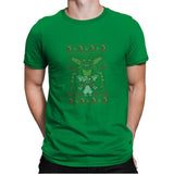 Little Monster - Ugly Holiday - Mens Premium T-Shirts RIPT Apparel Small / Kelly Green
