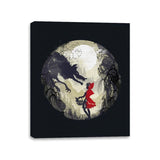 Little Red Head - Canvas Wraps Canvas Wraps RIPT Apparel 11x14 / Black