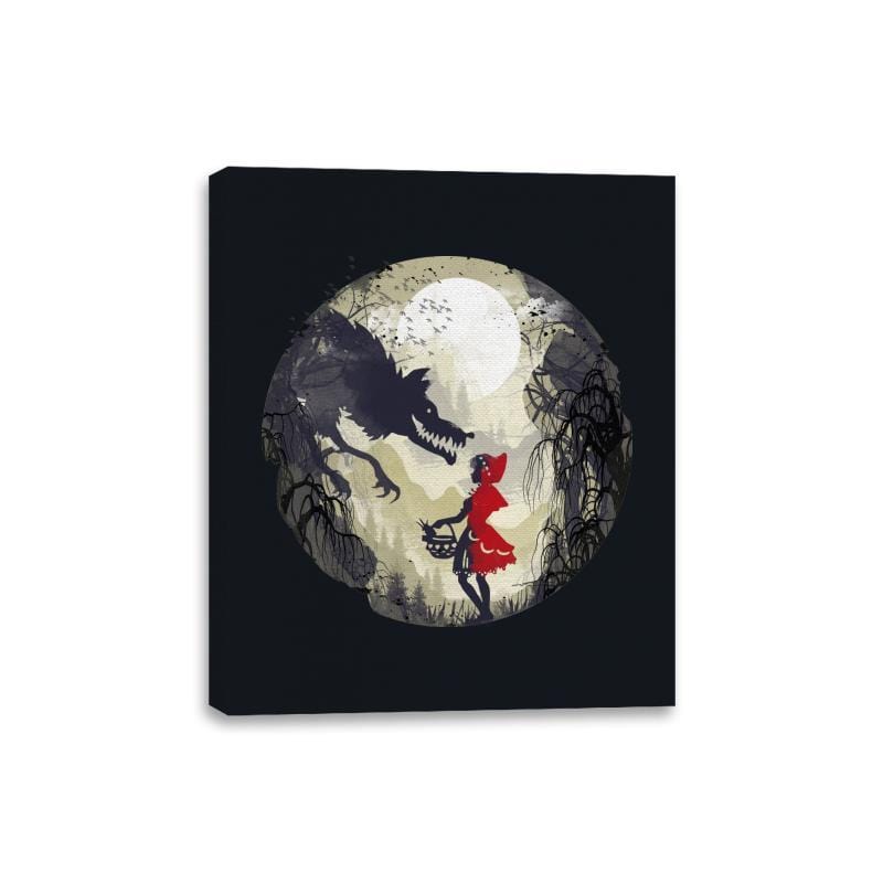 Little Red Head - Canvas Wraps Canvas Wraps RIPT Apparel 8x10 / Black