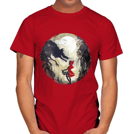 Little Red Head - Mens T-Shirts RIPT Apparel Small / Red