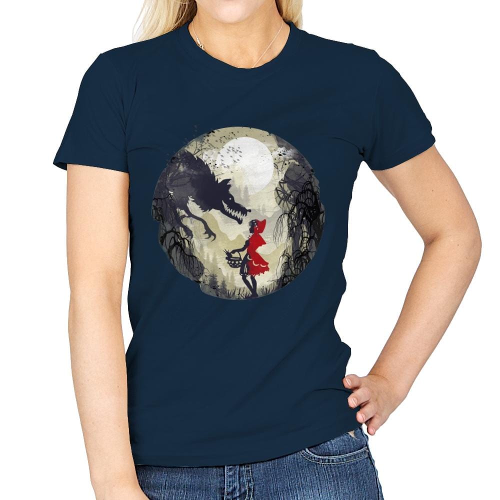 Little Red Head - Womens T-Shirts RIPT Apparel Small / Navy
