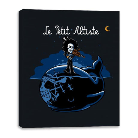 Little Violist - Canvas Wraps Canvas Wraps RIPT Apparel 16x20 / Black