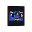 Live, Laugh, Love - Canvas Wraps Canvas Wraps RIPT Apparel 8x10 / Black