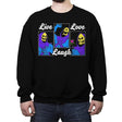 Live, Laugh, Love - Crew Neck Sweatshirt Crew Neck Sweatshirt RIPT Apparel Small / Black