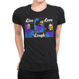 Live, Laugh, Love - Womens Premium T-Shirts RIPT Apparel Small / Black