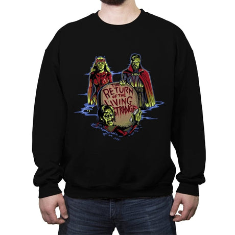 Living Strange - Crew Neck Sweatshirt Crew Neck Sweatshirt RIPT Apparel Small / Black