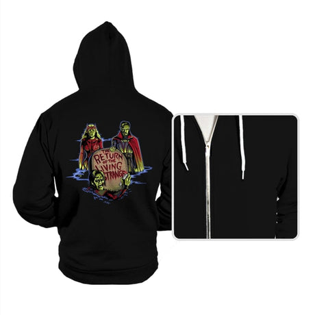 Living Strange - Hoodies Hoodies RIPT Apparel Small / Black