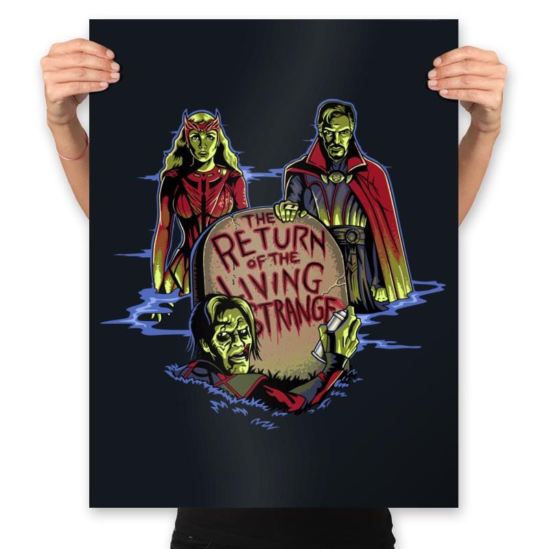 Living Strange - Prints Posters RIPT Apparel 18x24 / Black