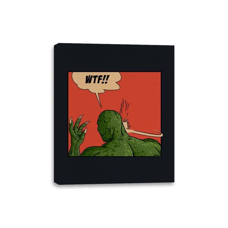 Lizard Slap - Canvas Wraps Canvas Wraps RIPT Apparel 8x10 / Black
