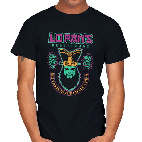 Lo Pan's Restaurant - Mens T-Shirts RIPT Apparel Small / Black