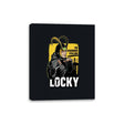 Locky - Canvas Wraps Canvas Wraps RIPT Apparel 8x10 / Black