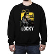 Locky - Crew Neck Sweatshirt Crew Neck Sweatshirt RIPT Apparel Small / Black