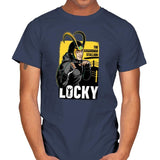 Locky - Mens T-Shirts RIPT Apparel Small / Navy