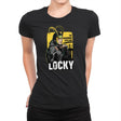 Locky - Womens Premium T-Shirts RIPT Apparel Small / Black
