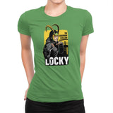 Locky - Womens Premium T-Shirts RIPT Apparel Small / Kelly