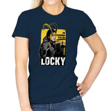 Locky - Womens T-Shirts RIPT Apparel Small / Navy