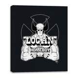 Logan is My Homeboy - Canvas Wraps Canvas Wraps RIPT Apparel 16x20 / Black