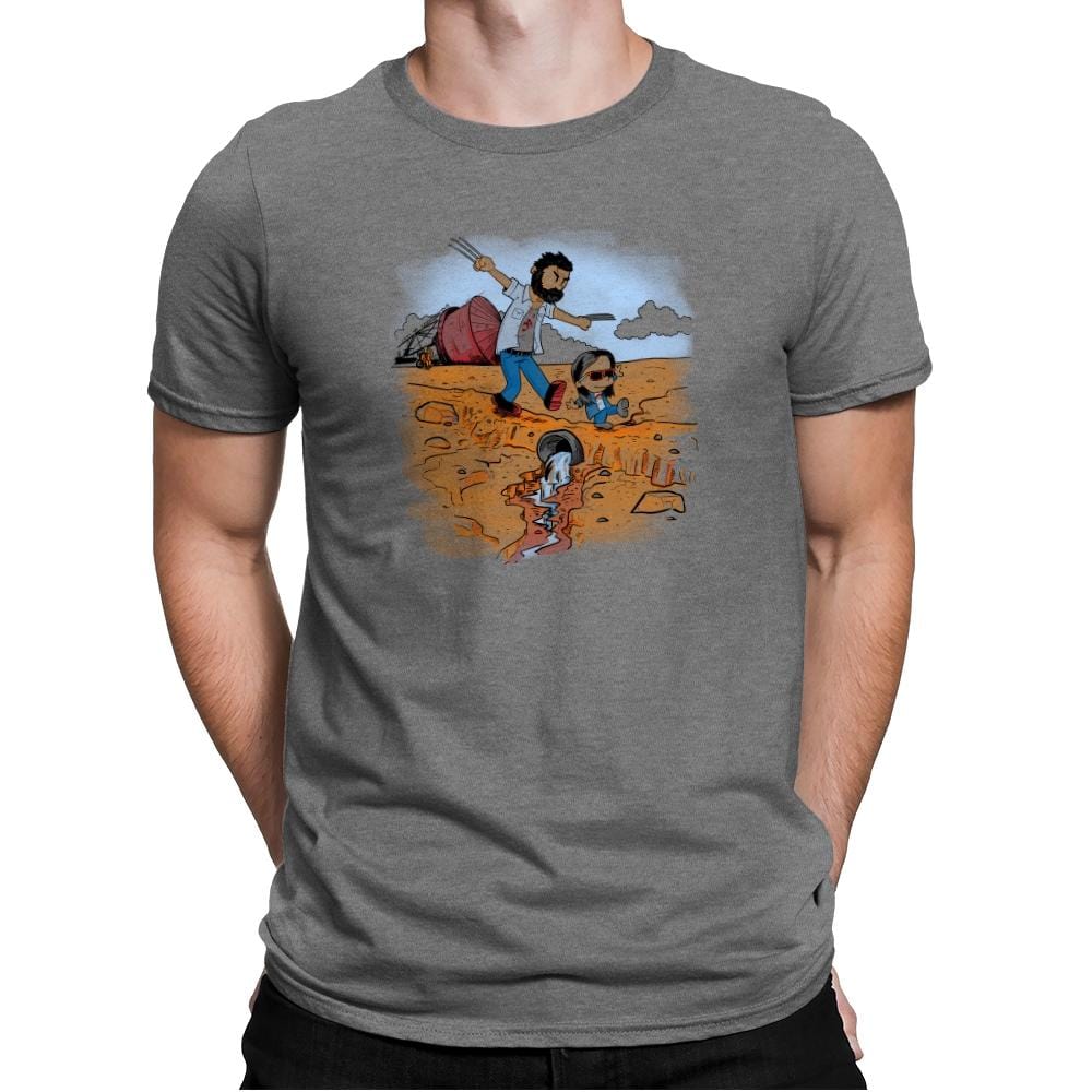 Logan & Laura Exclusive - Mens Premium T-Shirts RIPT Apparel Small / Heather Grey