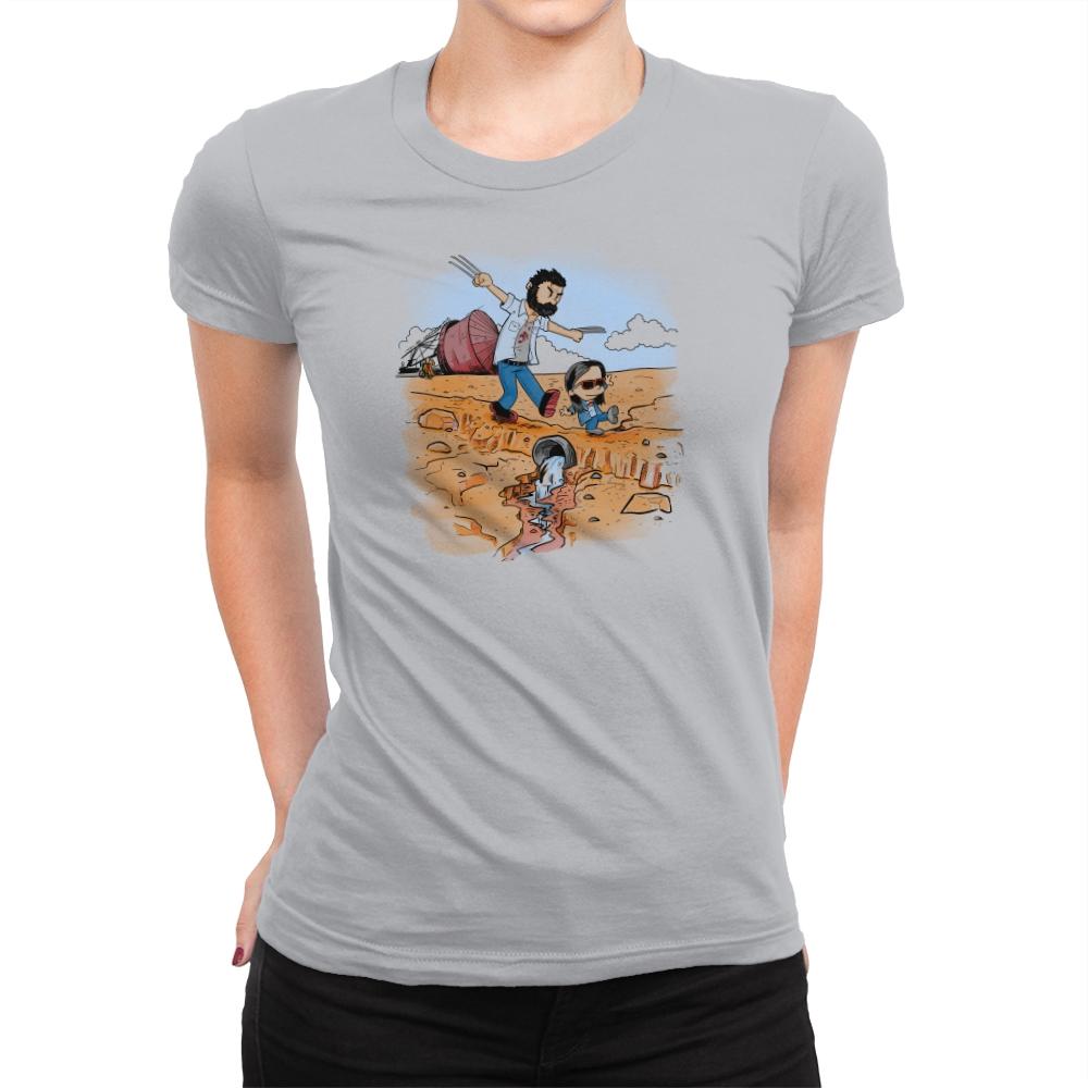 Logan & Laura Exclusive - Womens Premium T-Shirts RIPT Apparel Small / Heather Grey